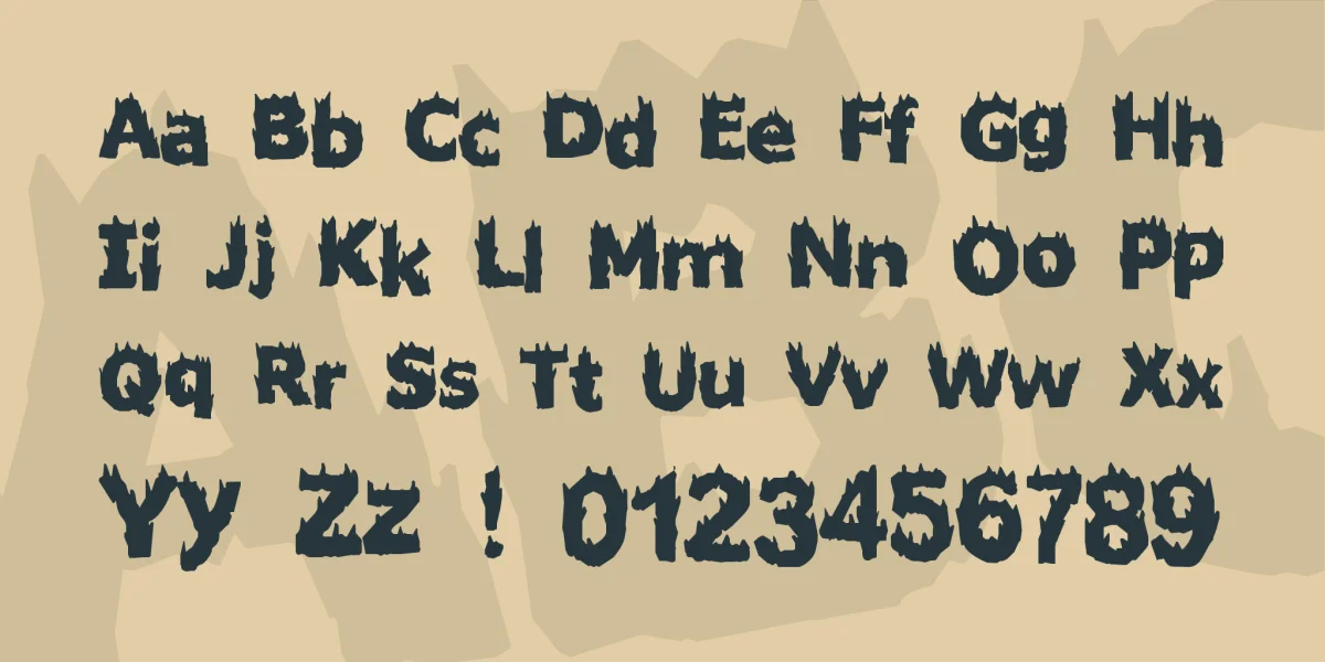 Firestarter Font preview 2