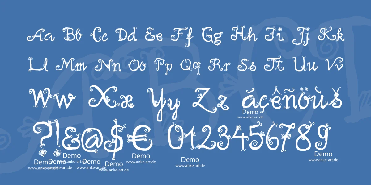 Firlefanz Demo Font preview 2