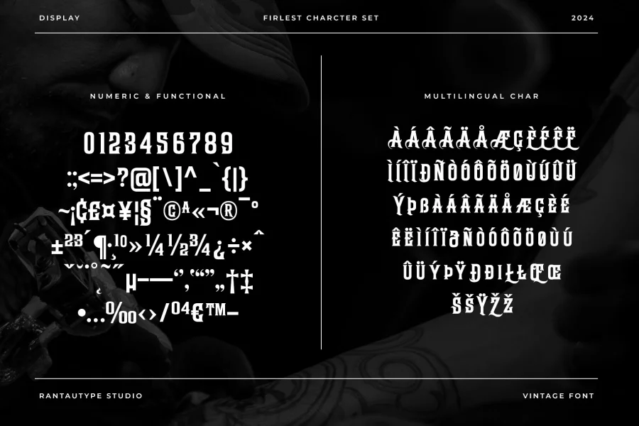 Firlest Font preview 15