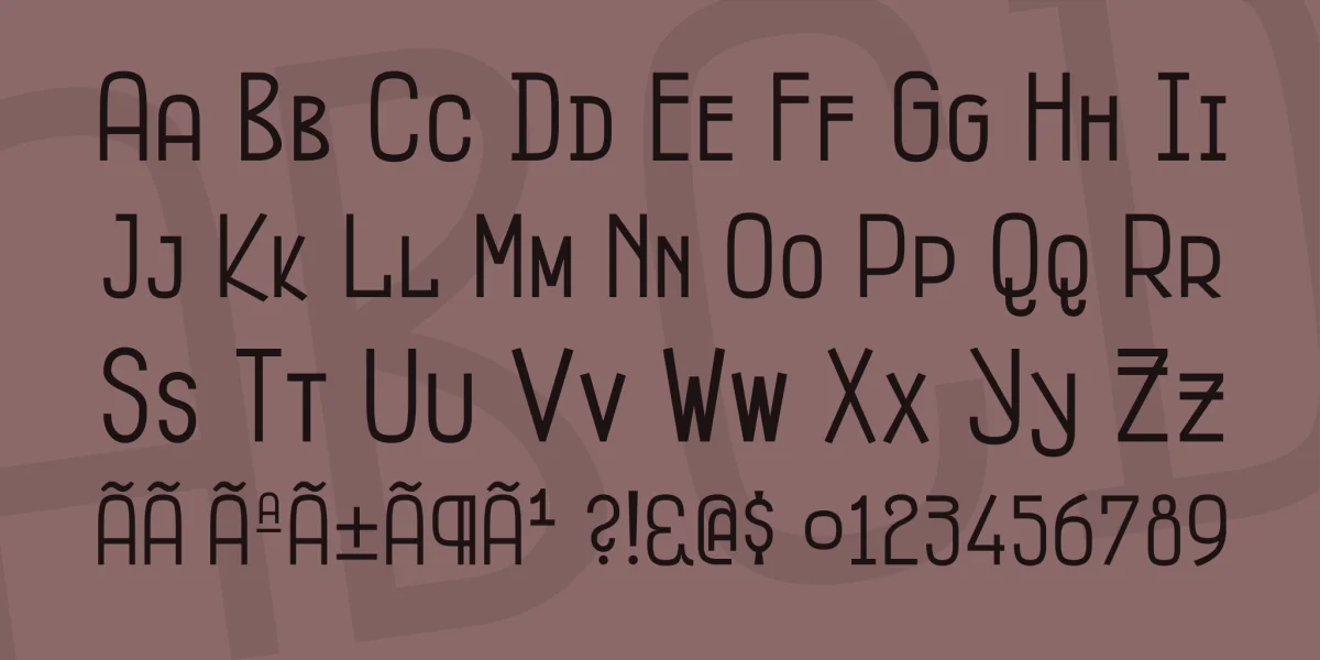 Fitzgerald Font Family preview 3