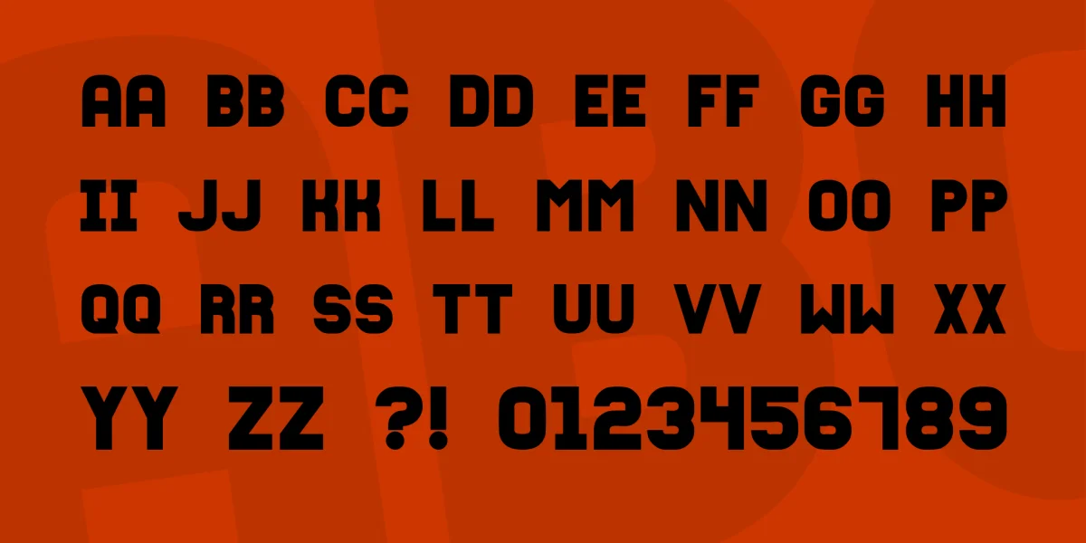 Fixation Font Family preview 10
