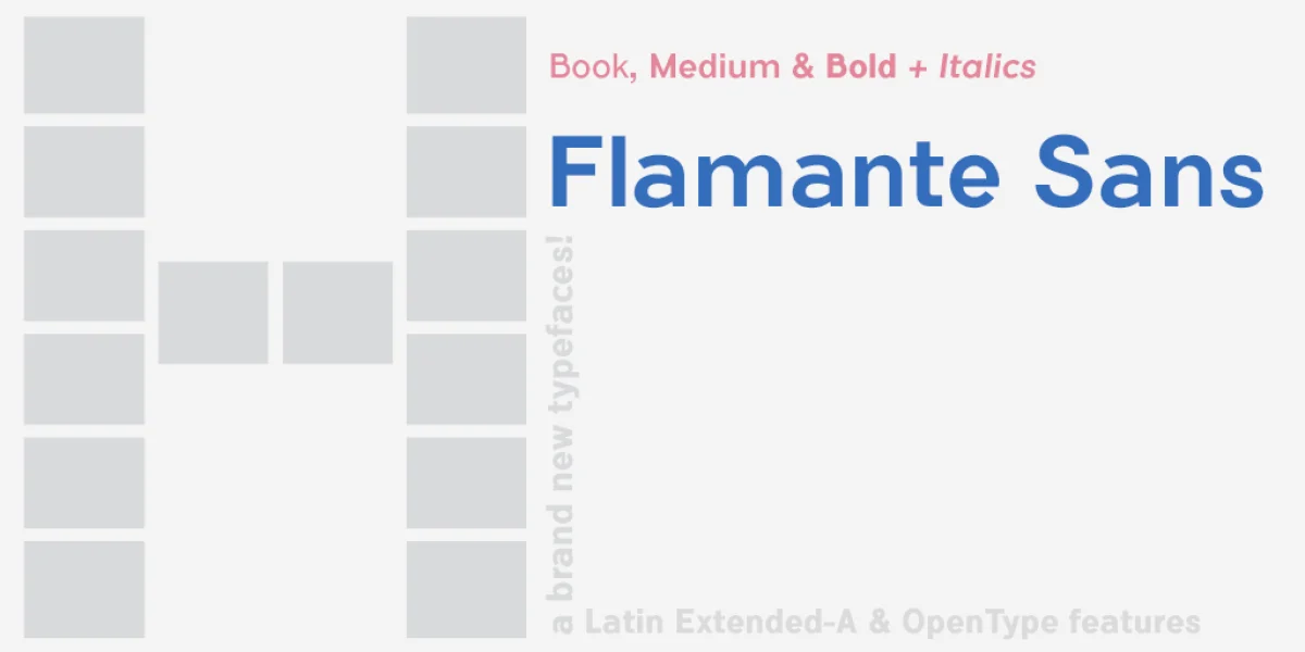 Flamante Sans Font Family preview 4