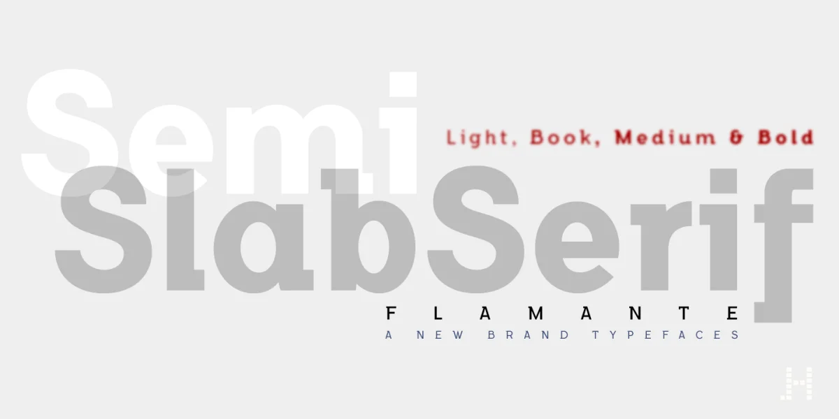 Flamante SemiSlab Font Family preview 2