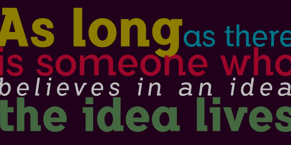 Flamante SemiSlab Font Family preview 3