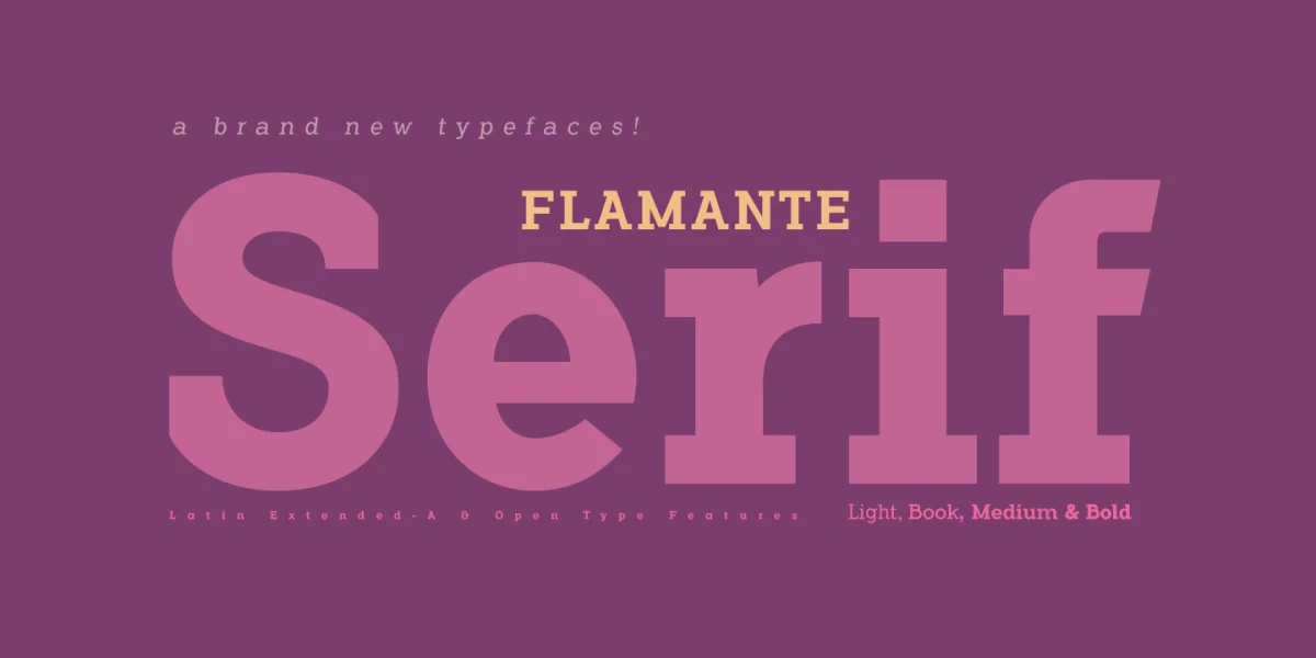 Flamante Serif Font Family