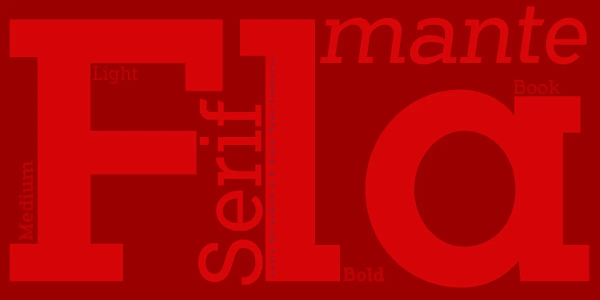 Flamante Serif Font Family preview 4