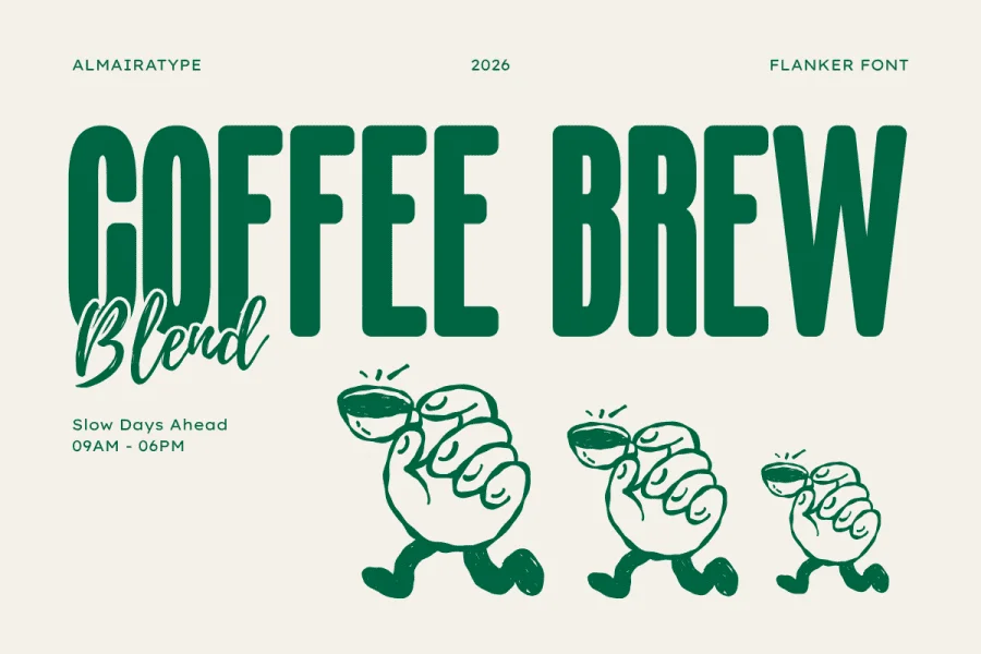 Flanker Font preview 5