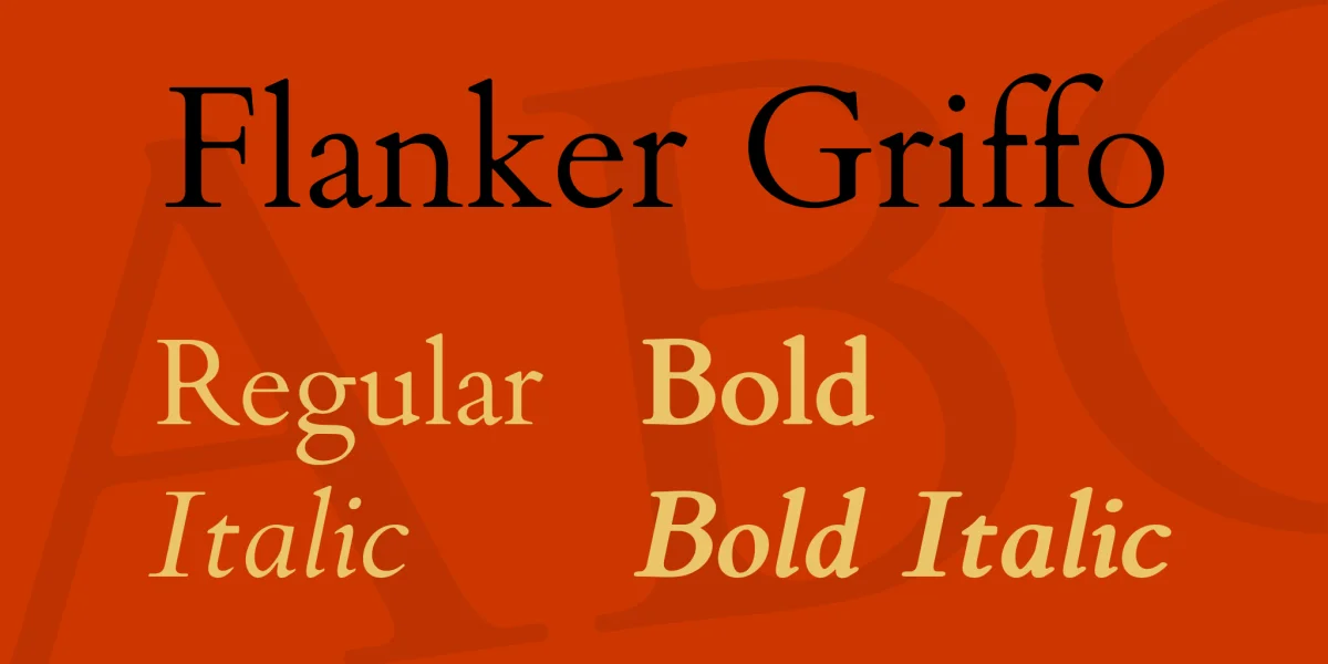 Flanker Griffo Font Family