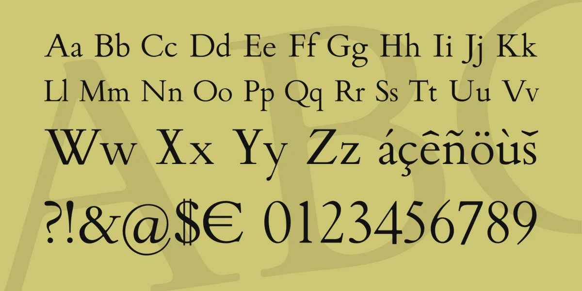 Flanker Griffo Font Family preview 4