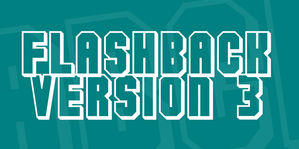 Flashback version 3 Font