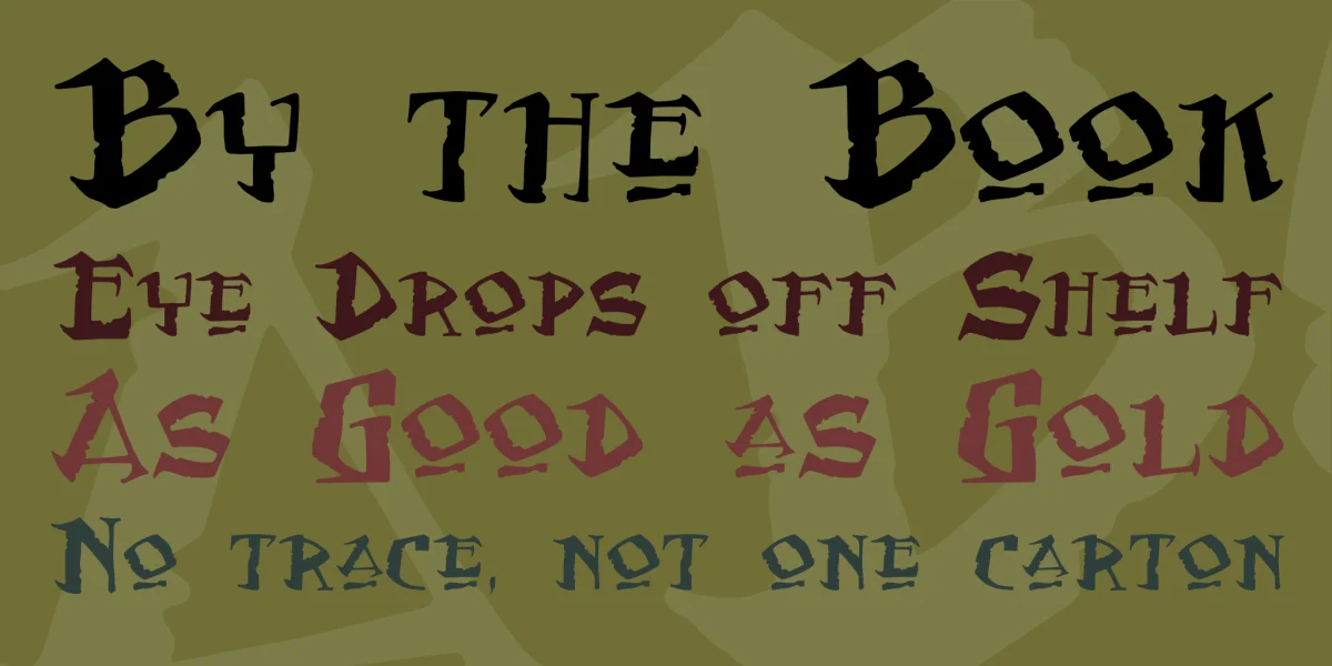 Flat Earth Scribe Font preview 2