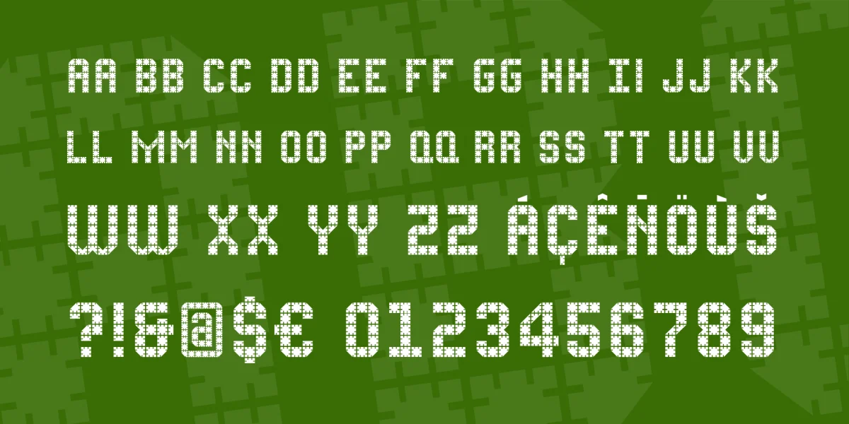 FlatPack Font preview 2