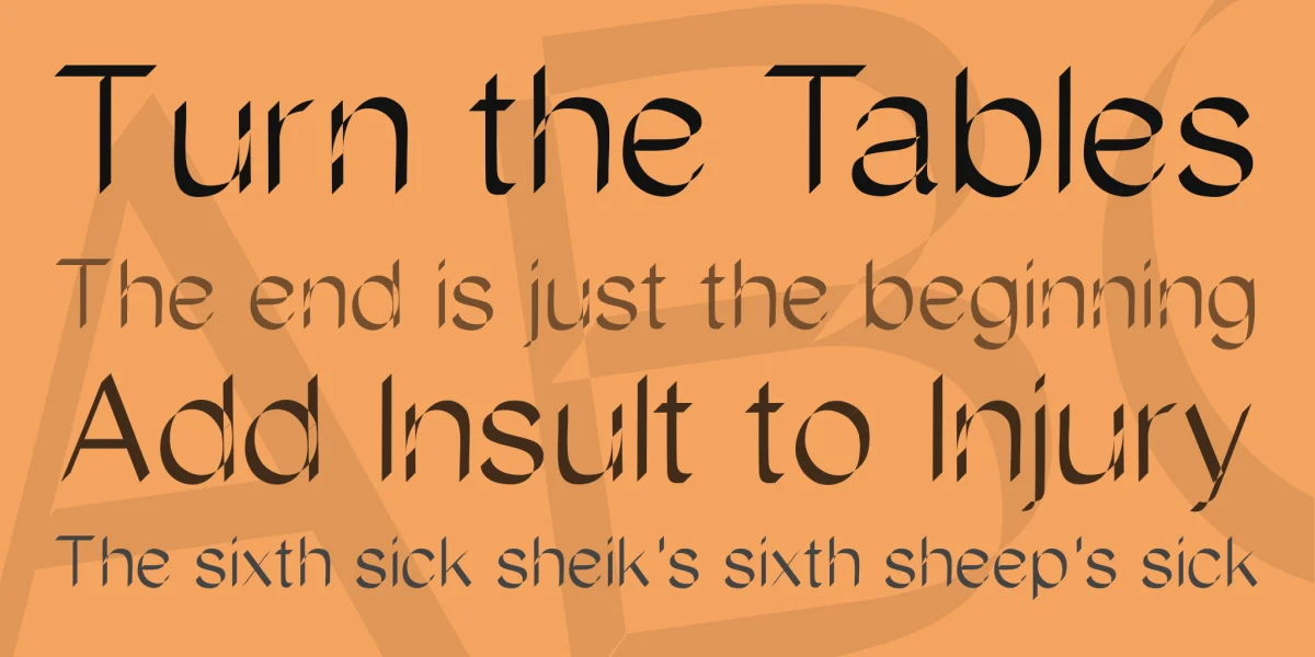 Flatstock Font preview 2