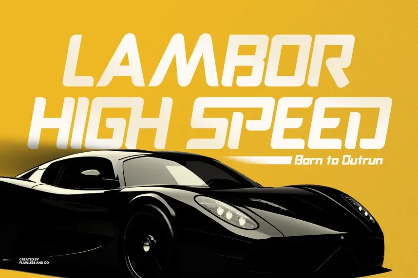 Flerix Font preview 4