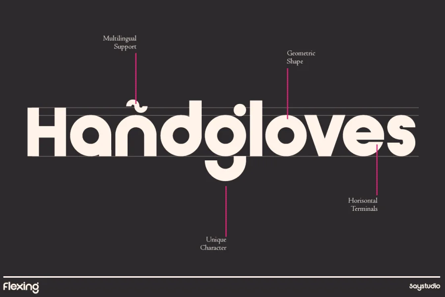 Flexing Demo Font preview 4