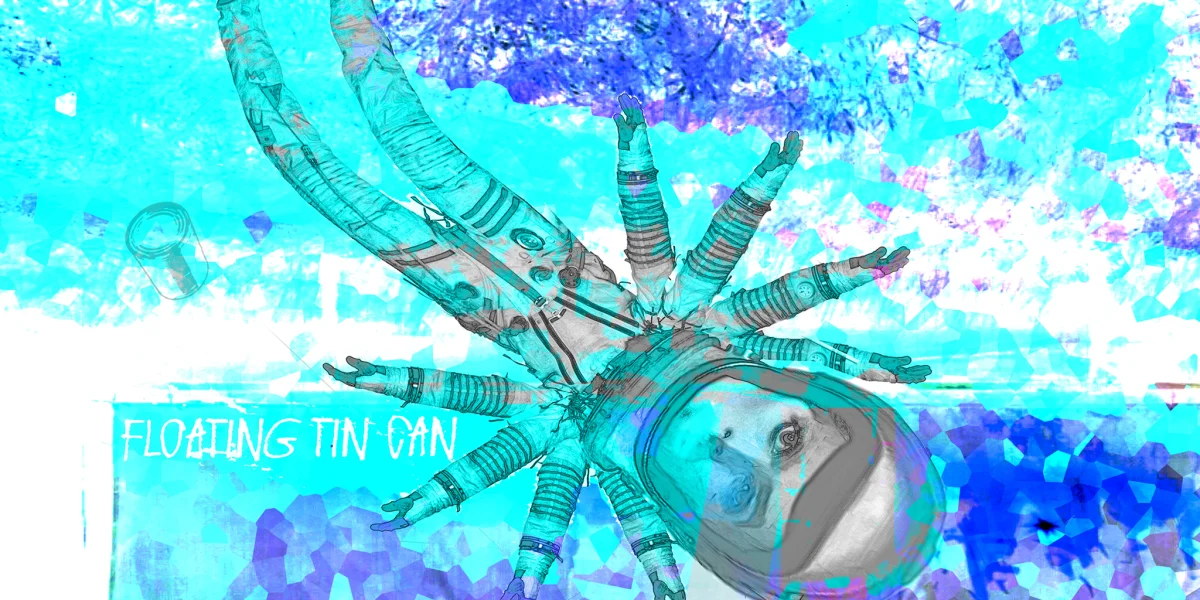 Floating tin can Font