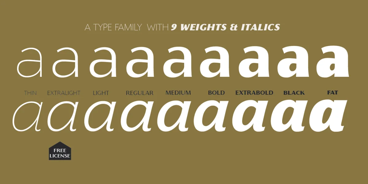 Florentia Font Family preview 2