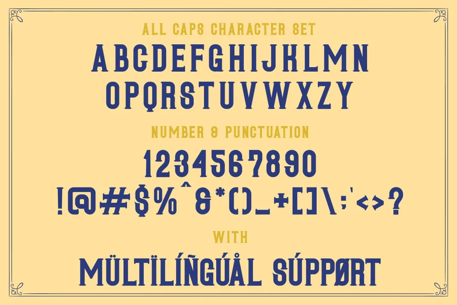 FLORIEN Font preview 8