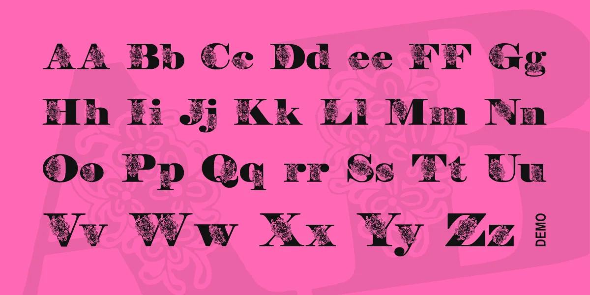 Flory Font Family preview 7