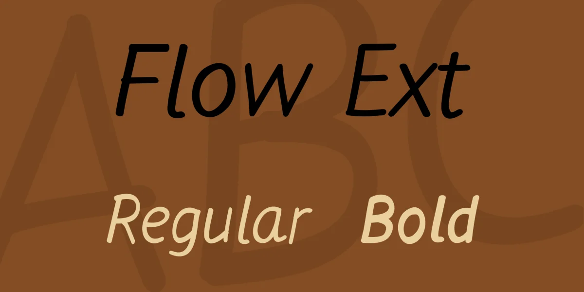 Flow Ext Font Family