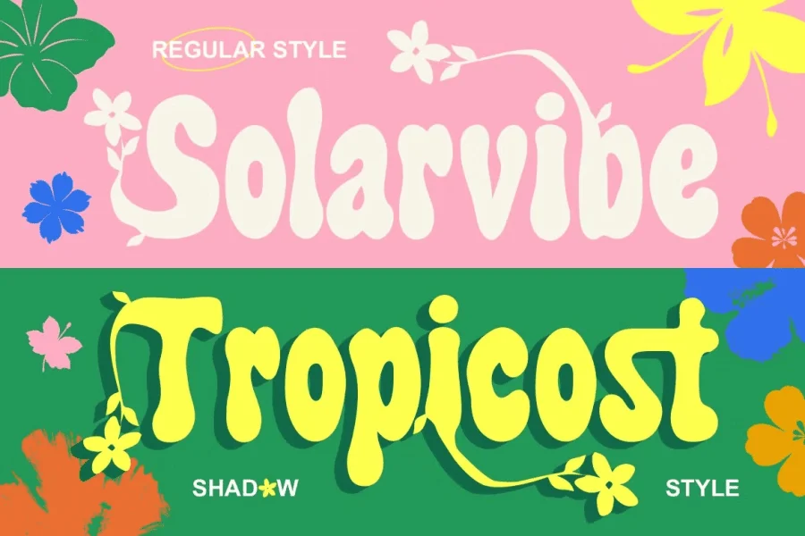 Flowie Font preview 4