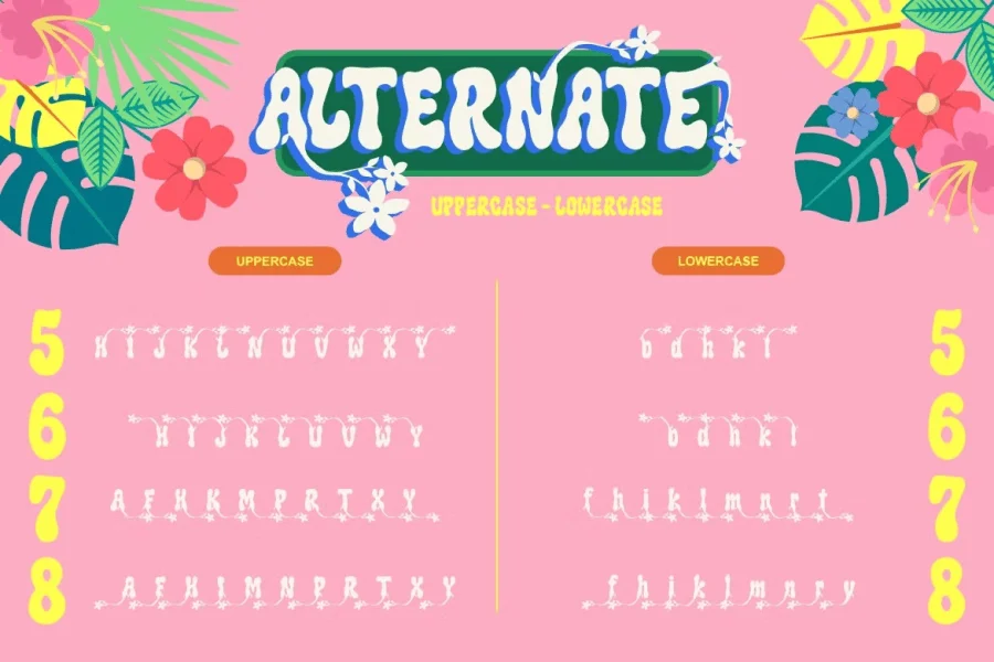Flowie Font preview 6