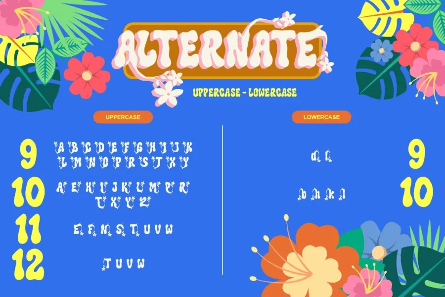 Flowie Font preview 7