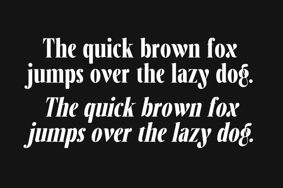 Flumine Font preview 3