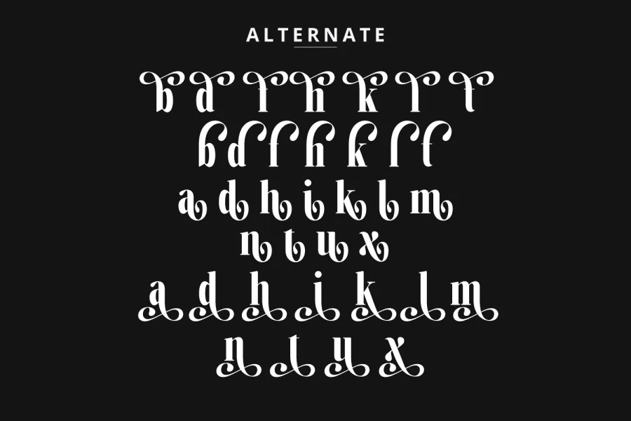 Flumine Font preview 5