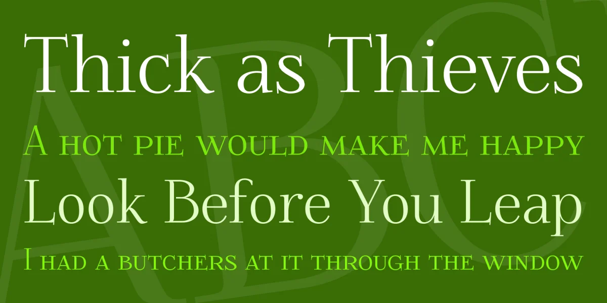 Foglihten Font Family preview 2