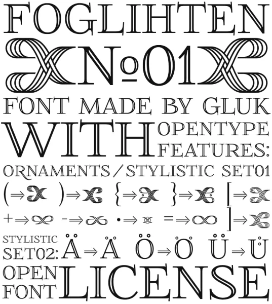 FoglihtenNo01 Font