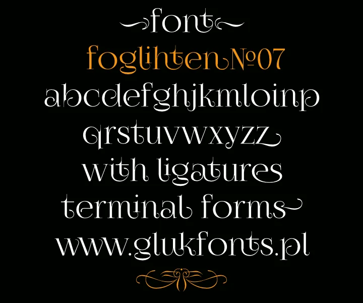 FoglihtenNo07 Font Family preview 2