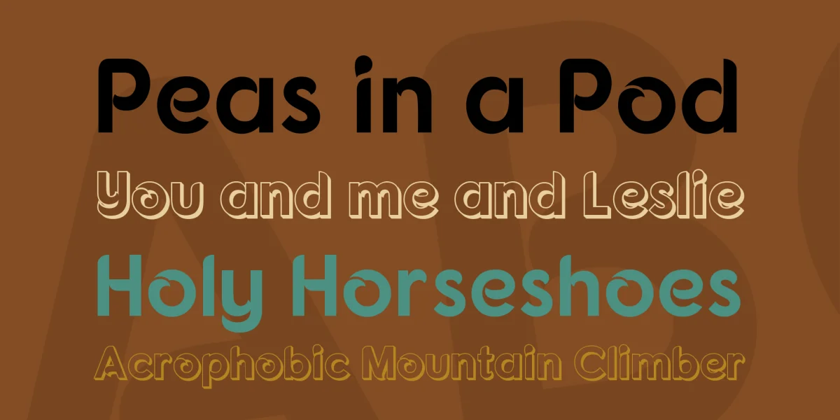 Fonarto Font Family preview 2