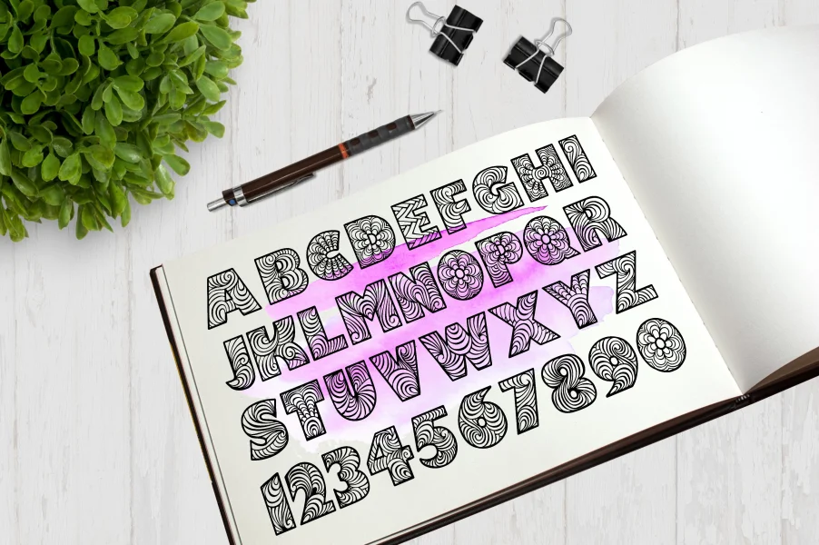 Fonix Font preview 5