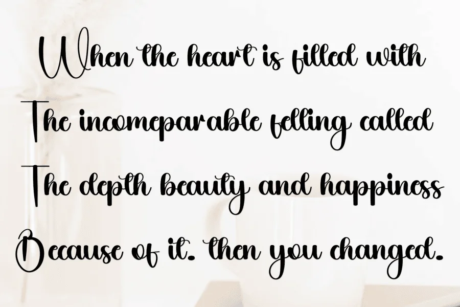 Font Handmade Font preview 7