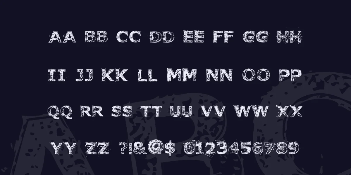 Font to a Chainsaw Font preview 4