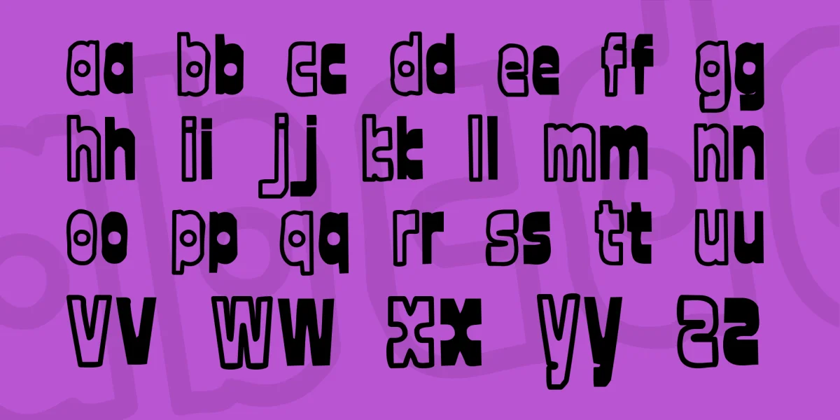 font twelve Font preview 3