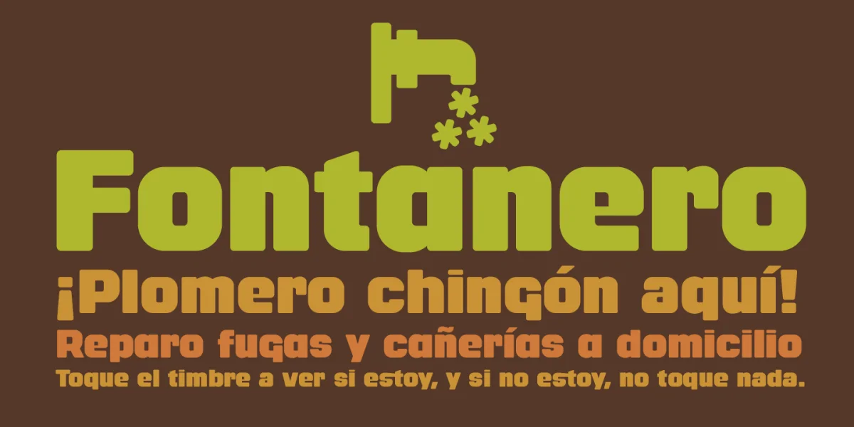 Fontanero Font Family preview 2