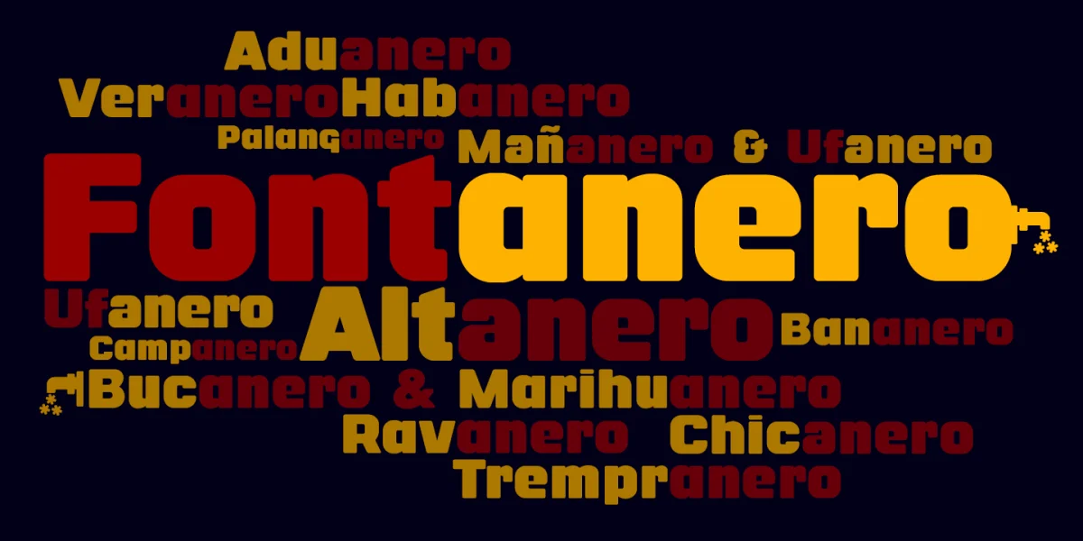 Fontanero Font Family preview 3