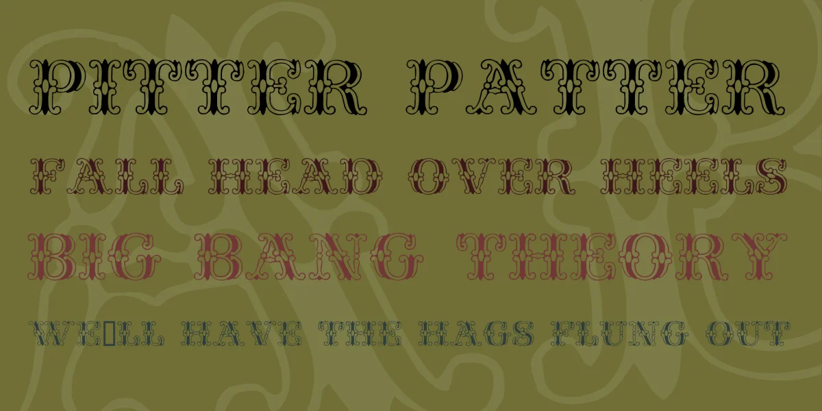 Fontanesi Font preview 2