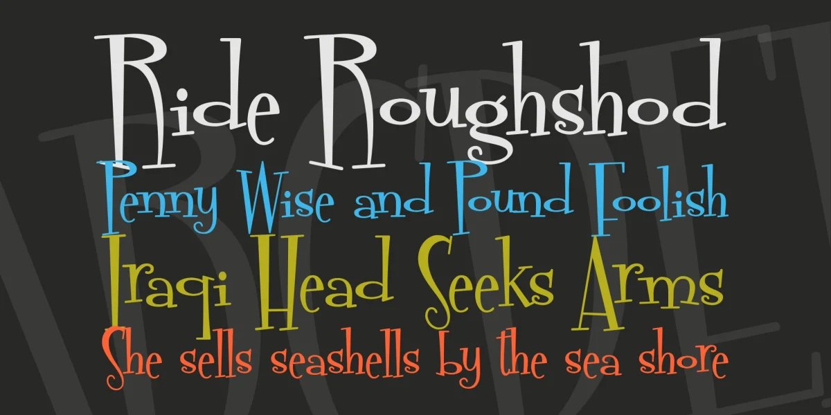 Fontdinerdotcom Font preview 2
