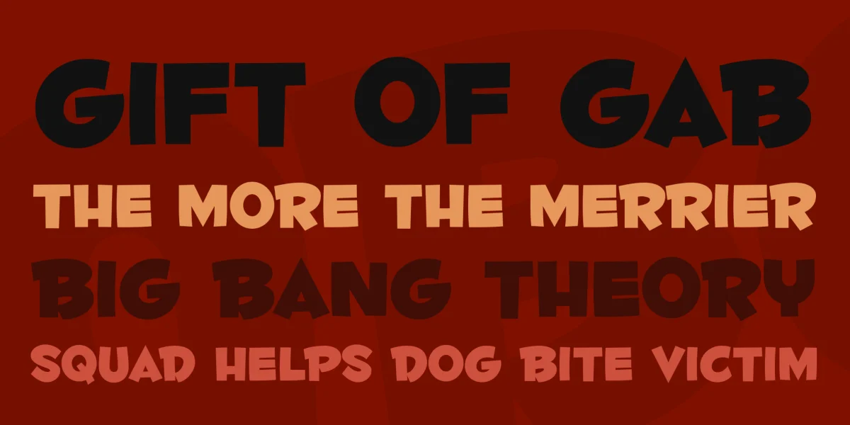 Fontdinerdotcom Huggable Font preview 2