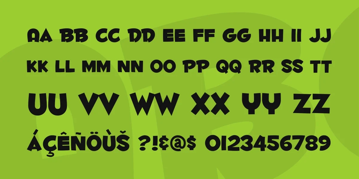 Fontdinerdotcom Huggable Font preview 3