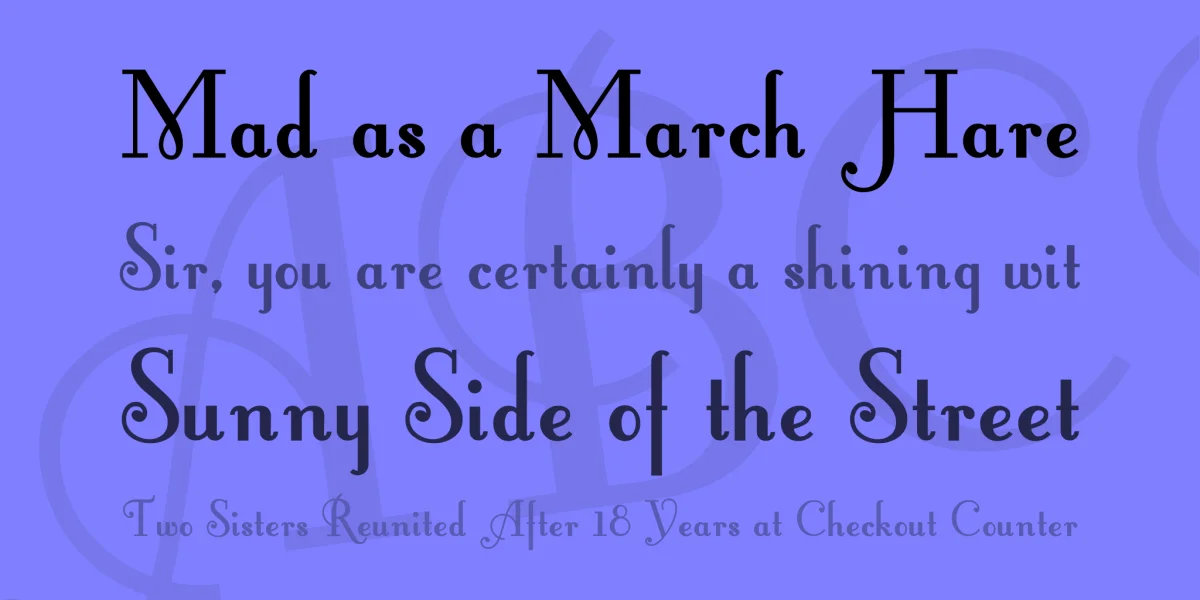 Fontleroy Brown NF Font preview 2
