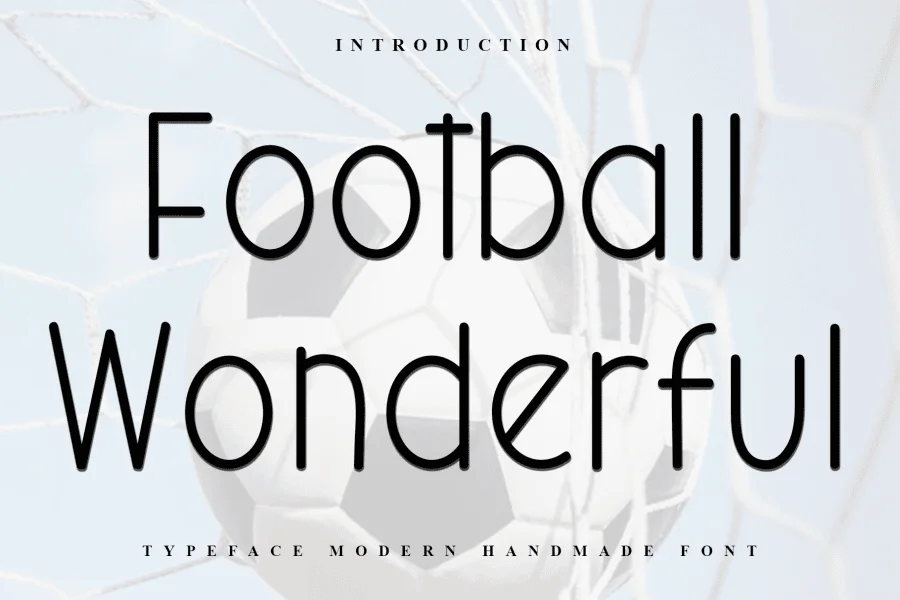 Football Wonderful Font