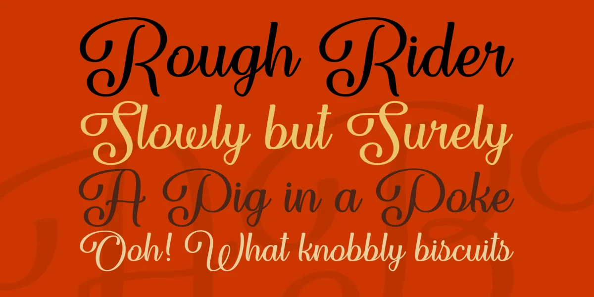 Forgiven Script Font preview 2