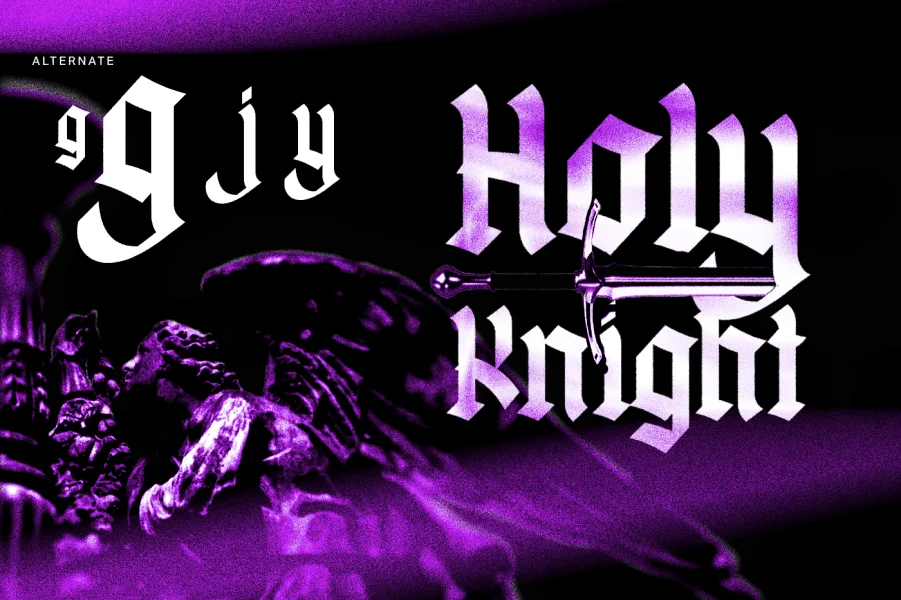 Forgore Font preview 2