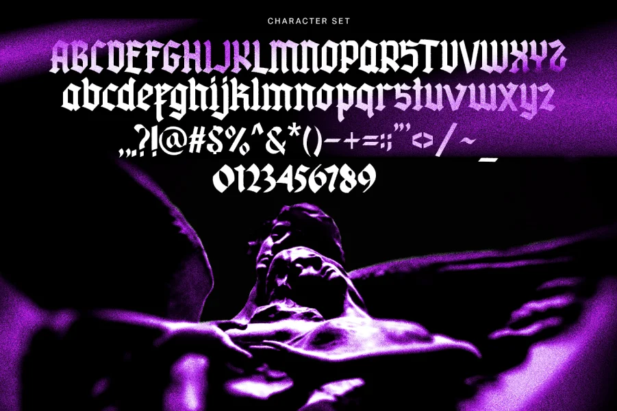 Forgore Font preview 4