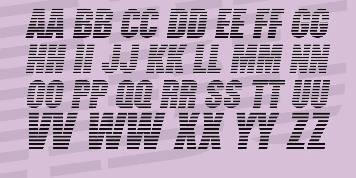 Former Airline Font preview 4