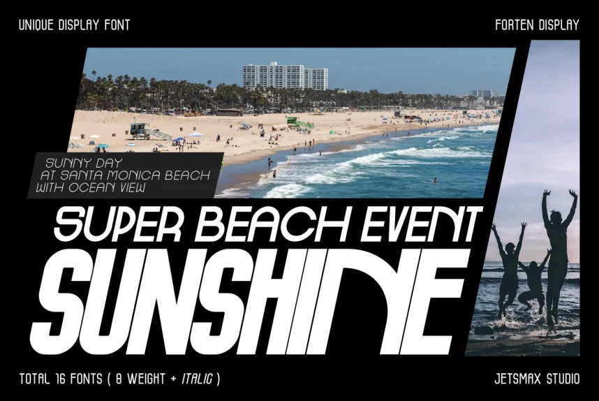 Forten Display Font Family preview 6